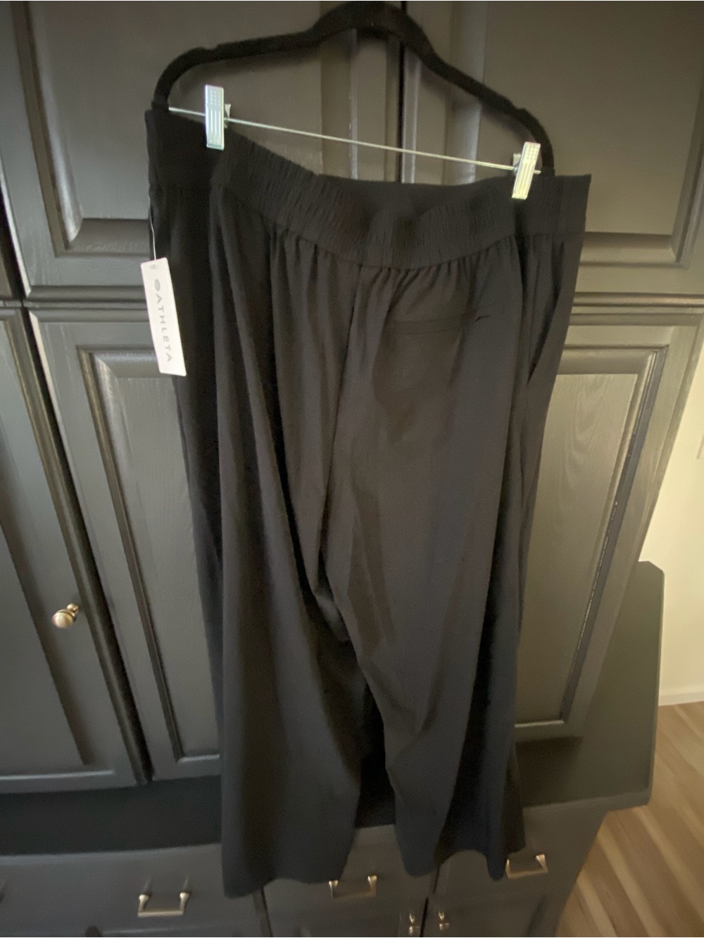 NWT Athleta Pinnacle High Rise Trouser - Black - Size 20 - Picture 7 of 16